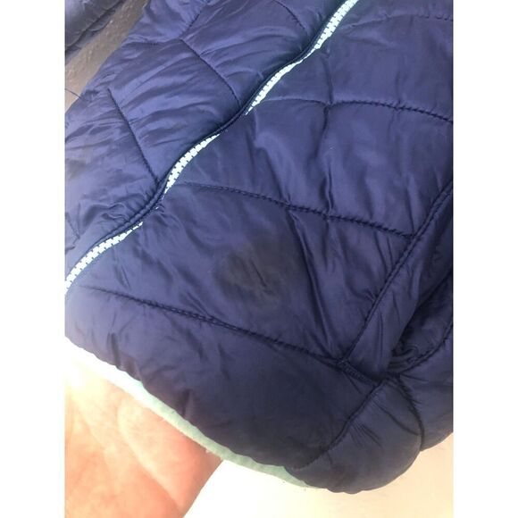 EDDIE BAUER Jacket Kids Size Medium (10/12) Blue Youth Deer Harbor Reversible - Picture 14 of 14